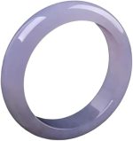 Violet Jade Bangle Bracelet Fine Charm Jewellery Accessories Hand-Carved Bangles