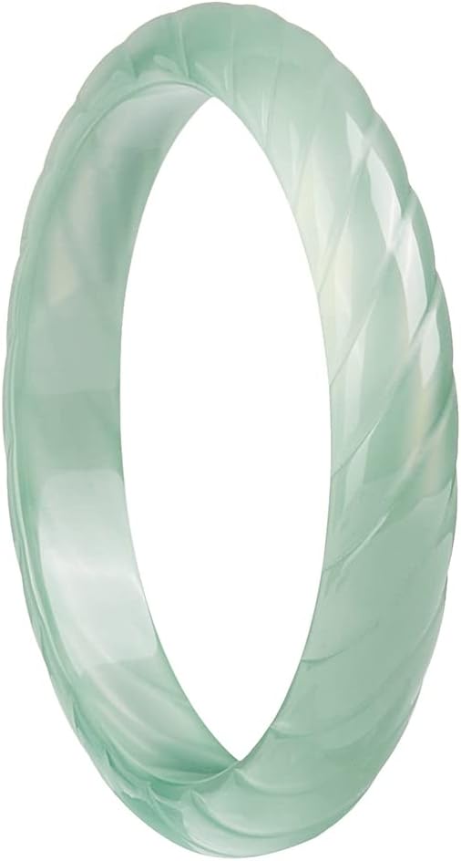 41SXjOA9wmL._AC_SL1001_.jpg Jade Bangle Bracelet for Women, Good Luck Gifts, - Image 1