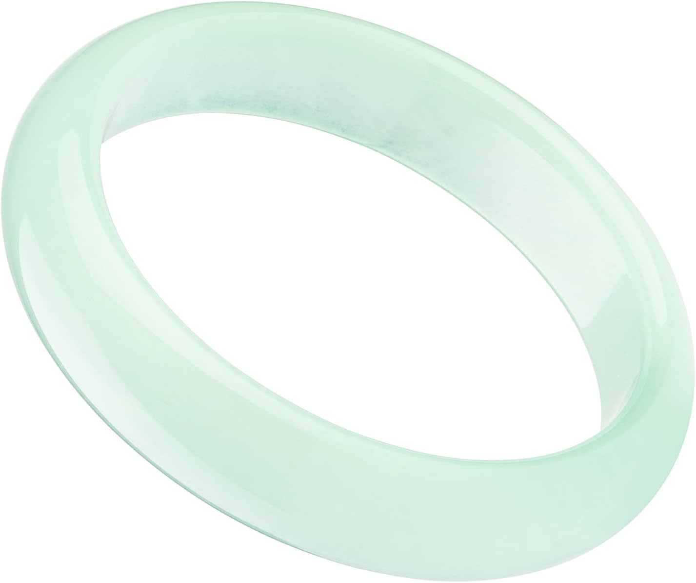 41qI-s6weUL._AC_SL1500_.jpg Jade Bangle Bracelet for Women, Good Luck Gifts, - Image 1