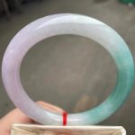 Natural Jade Multi Color Bangle- Jade Bangle from For women Grade A