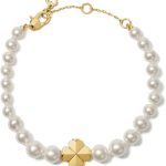 Spade Flower Pearl Bracelet