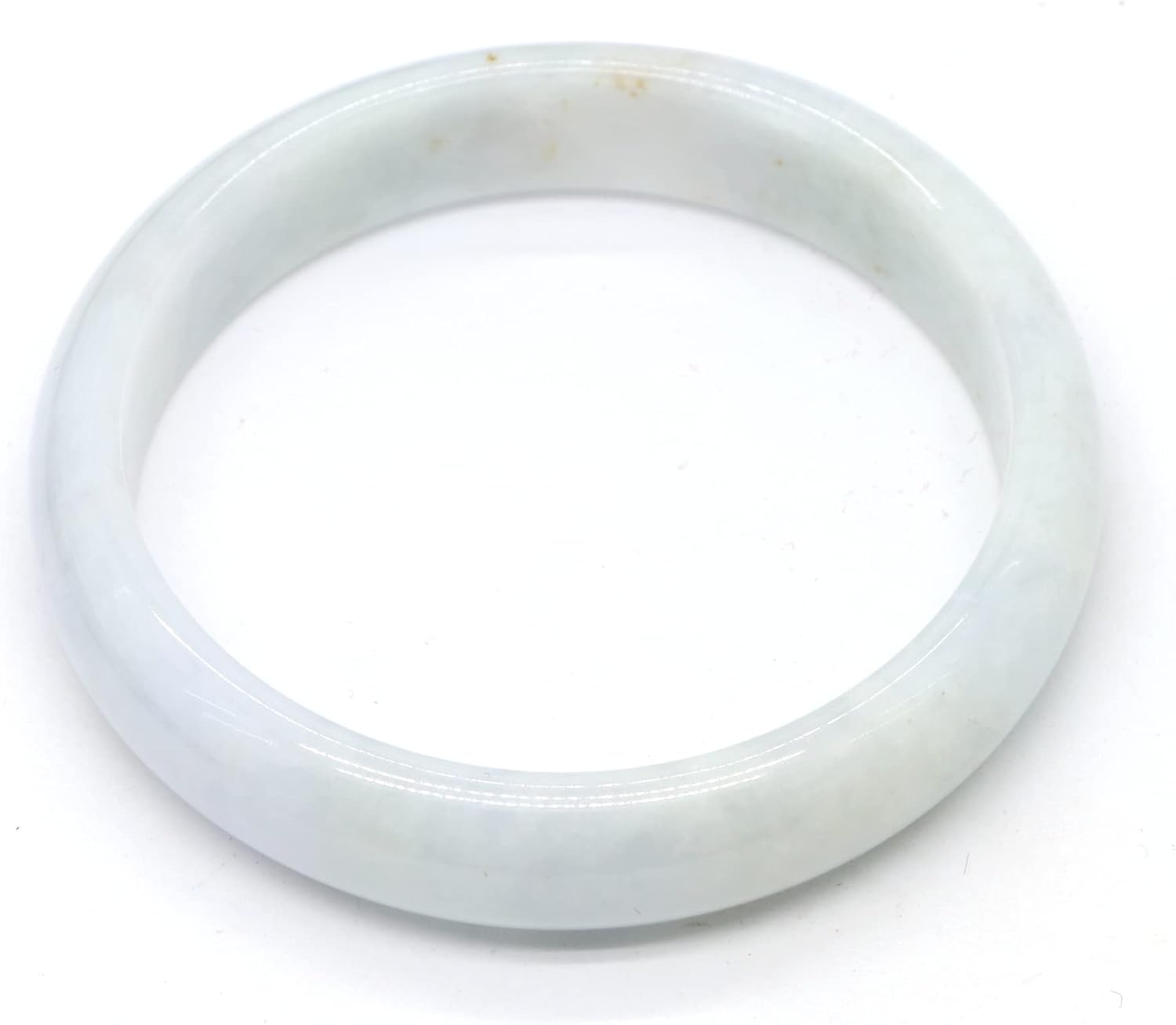51r8zFuibL._AC_SL1500_.jpg Type A Certified Jadeite Jade Bangle Size 56-58mm (21) - Image 1