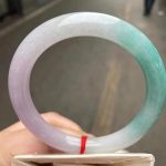 Natural Jade Multi Color Bangle- Jade Bangle from For women Grade A - Image 2