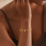 Charm Bracelets for Women, 14K Gold Plated Heart Bracelets for Women Non Tarnish Cute Dainty Charm Gold Bracelet Fashion Waterproof Chain Bracelet Gold - Image 2