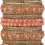 Ethnic Metal Bangles  Set Stone Studded Bangle Set Wedding Wear Fashion Jewelry Gift for Women Blue