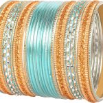 Metal Bangles for Women Gold Alloy Bracelets  2 Dozen Bangle Collection  Women's Jewelry Set Multi Stacking Wide Chunky Textured Golden Set of 24 in Gold or White Tone
